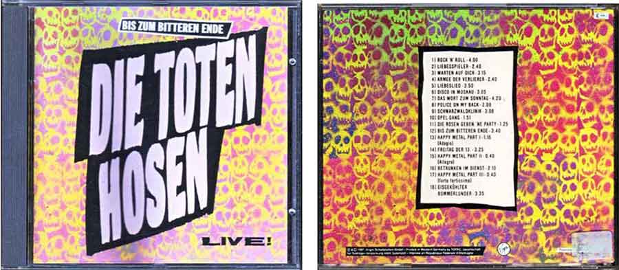 CD die Toten Hosen Live