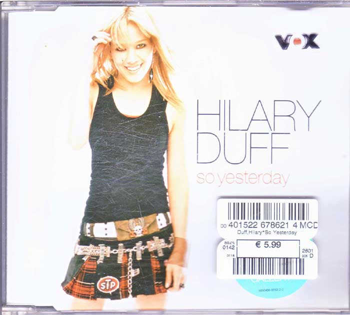 Hilary Duff - So Yesterday auf Musik Inventar