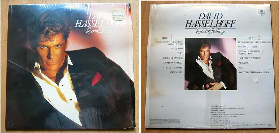 David Hasselhoff - Lovin Feelings - LP Vinyl von 1987