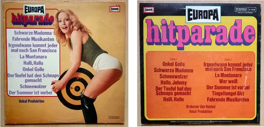 Schlager-Schallplatte Europa Hitparade No. 8
