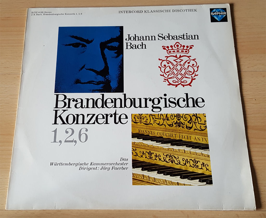Johann Sebastian Bach LP Brandenburgische Konzerte 