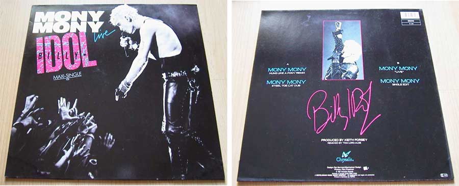 Billy Idol - Mony Mony - Privatsammlung Vinyl